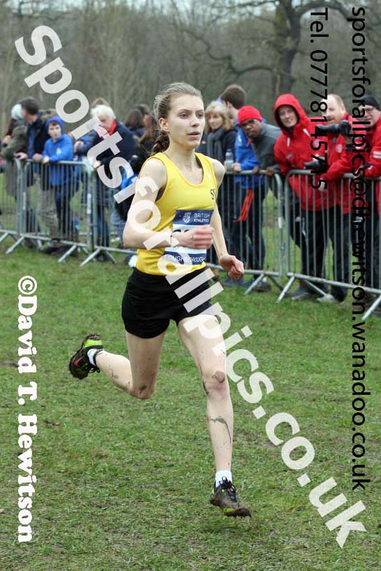 Womens under-17s Inter Counties Cross Country, Prestwold Hall, Loughborough. Photo: David T. Hewitson/Sports for All Pics